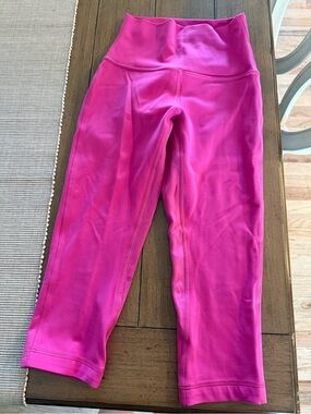 lululemon high rise, cropped leggings